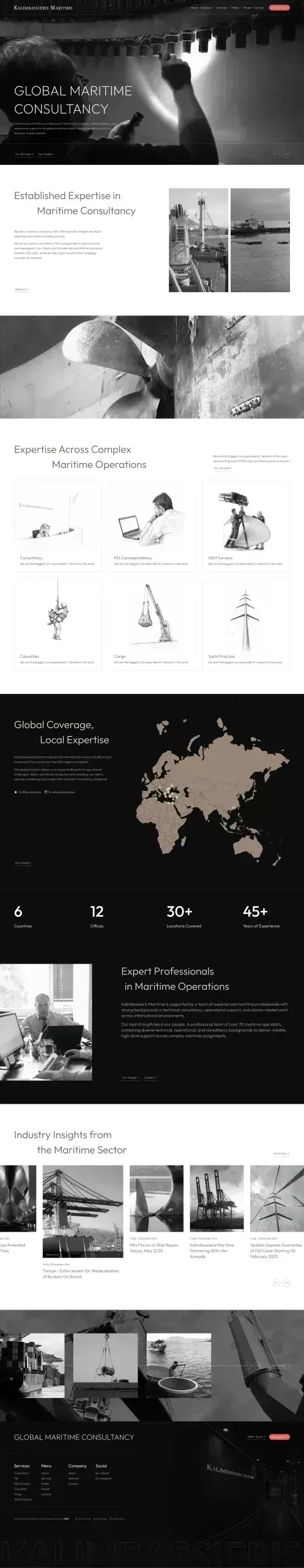 Kalimbassieris Maritime homepage